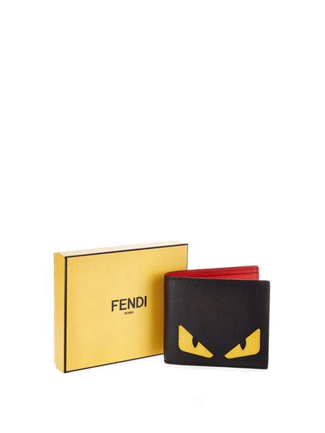 fendi bag bugs bifold wallet|Fendi trifold wallet.